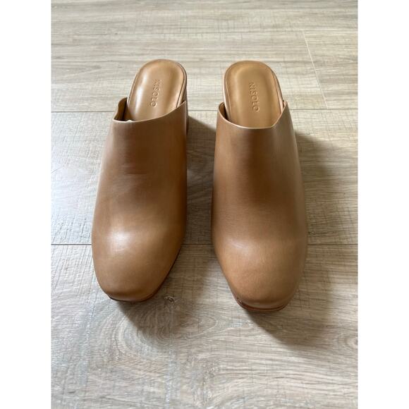 NEW Nisolo Almond Heeled Mules size 8 - Picture 3 of 9